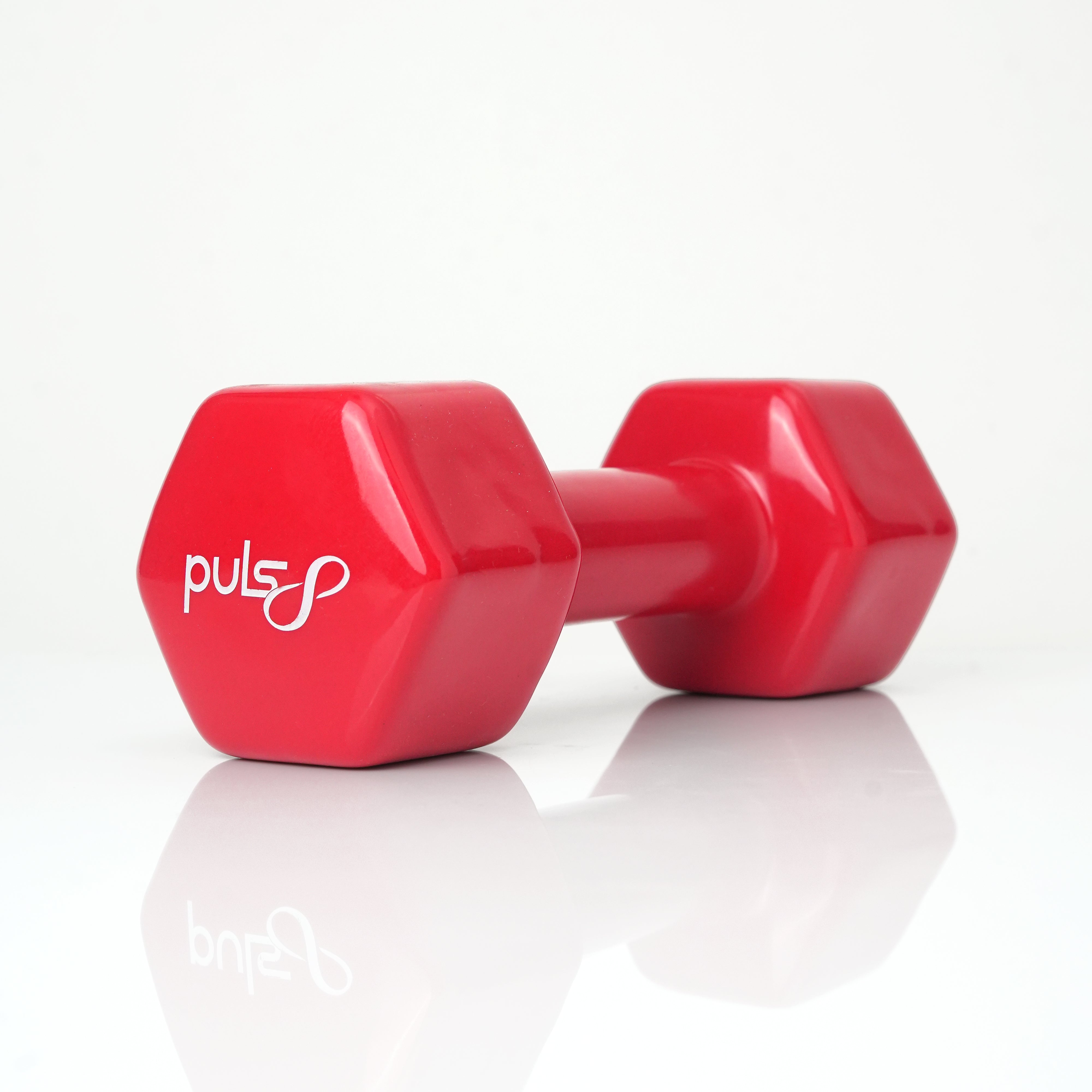 Puls8 Vinyl Hex Dumbbell (Single Dumbbell)