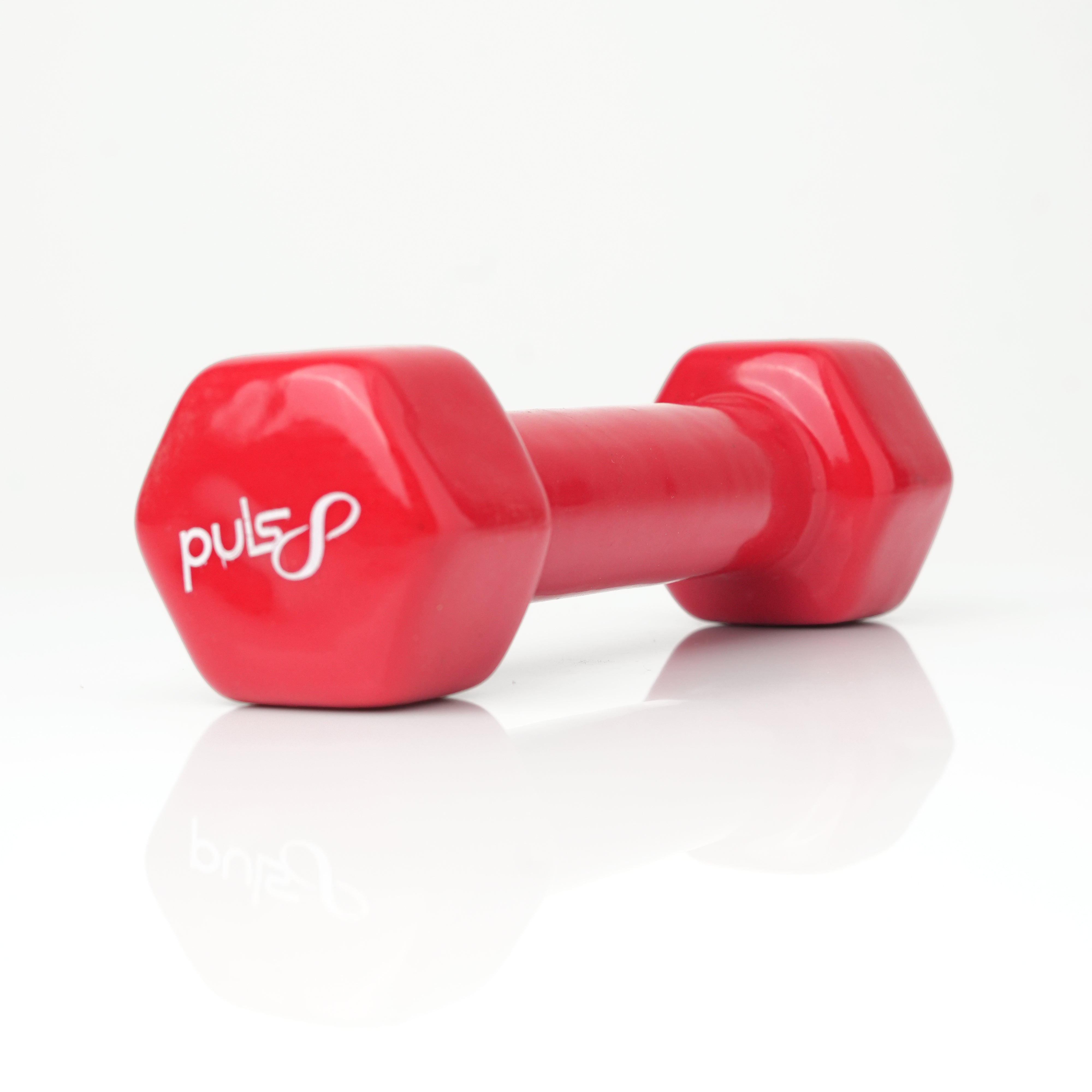 Puls8 Vinyl Hex Dumbbell (Single Dumbbell)