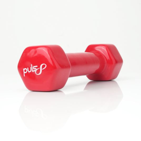 Puls8 Vinyl Hex Dumbbell (Single Dumbbell)