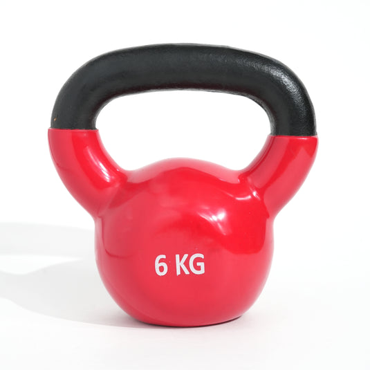 Puls8 Free Weight Vinyl Kettlebell (Single)