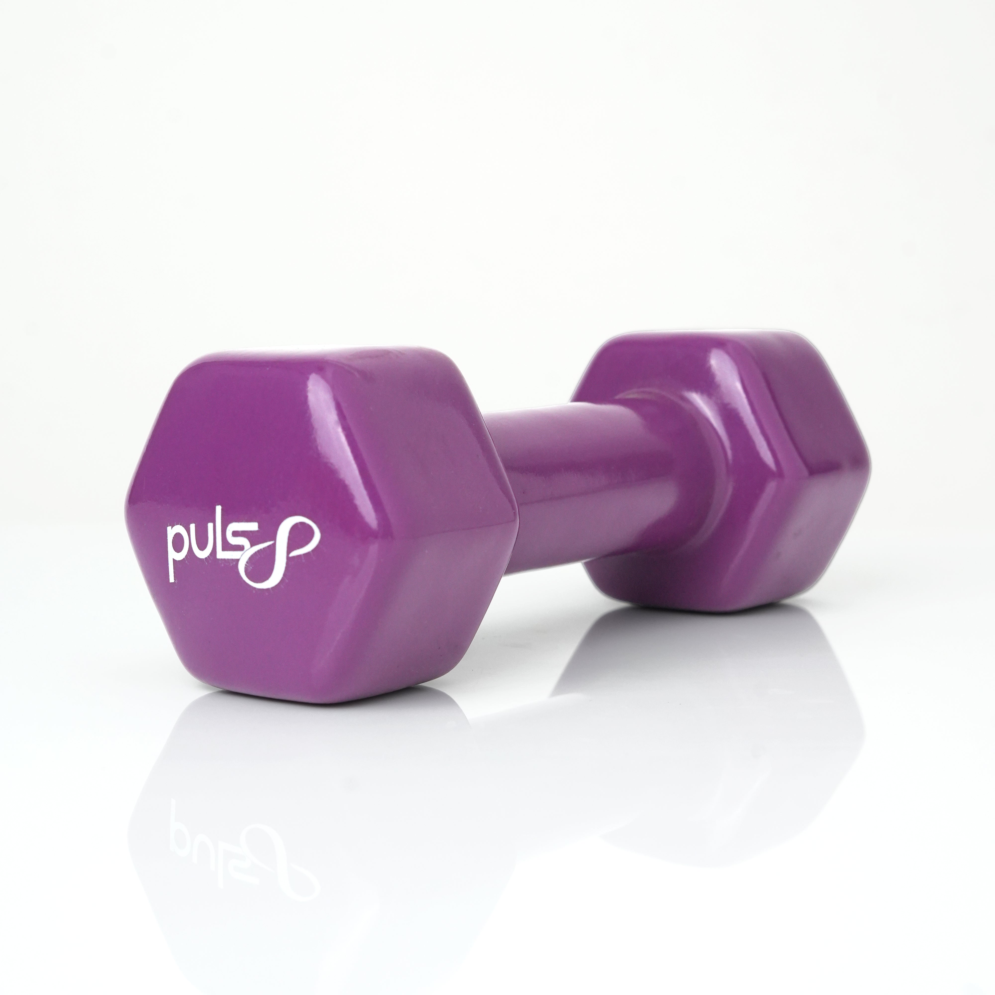 Puls8 Vinyl Hex Dumbbell (Single Dumbbell)