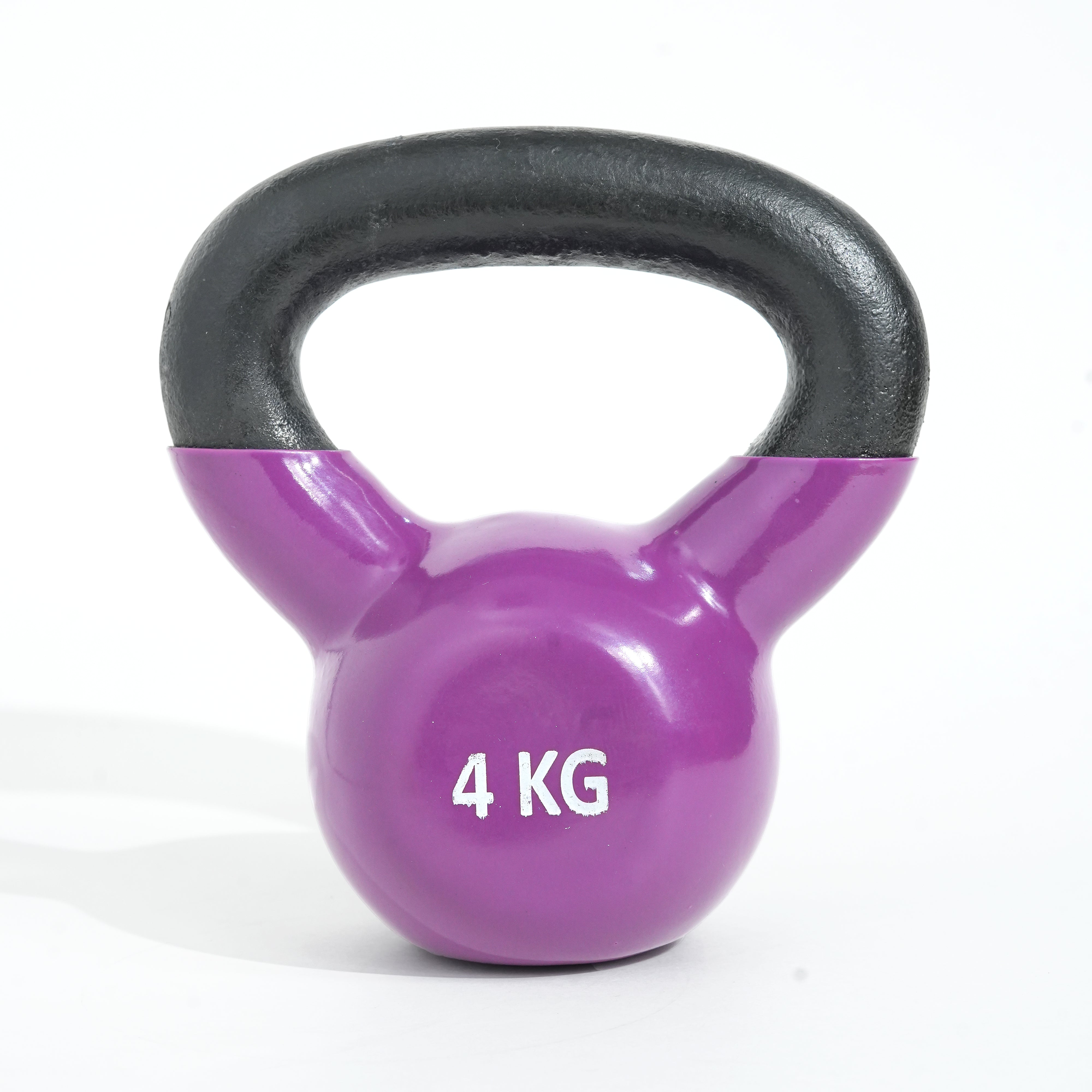 Puls8 Free Weight Vinyl Kettlebell (Single)