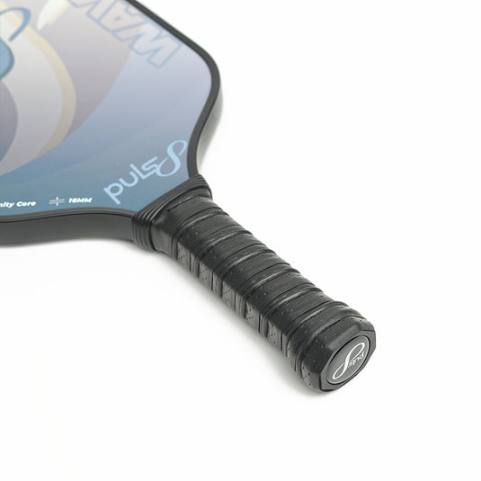 Puls8 Wave V2 Burnt Charcoal Pickleball Paddle Set (2 Paddles + 3 Balls + Net)