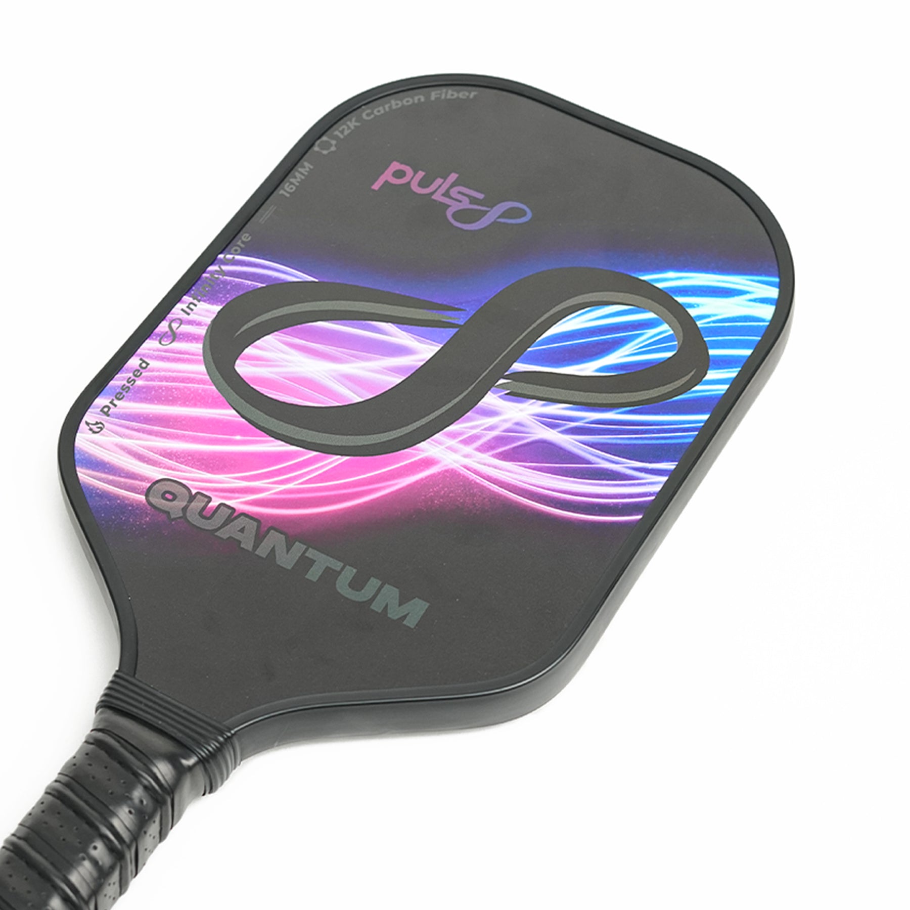 Puls8 Quantum 12K Carbon Pickleball Paddle (2 Paddles + 3 Balls)