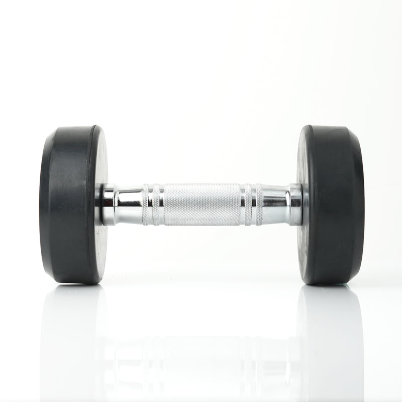 Load image into Gallery viewer, Puls8 Round Rubber Coated Dumbbell (Single)
