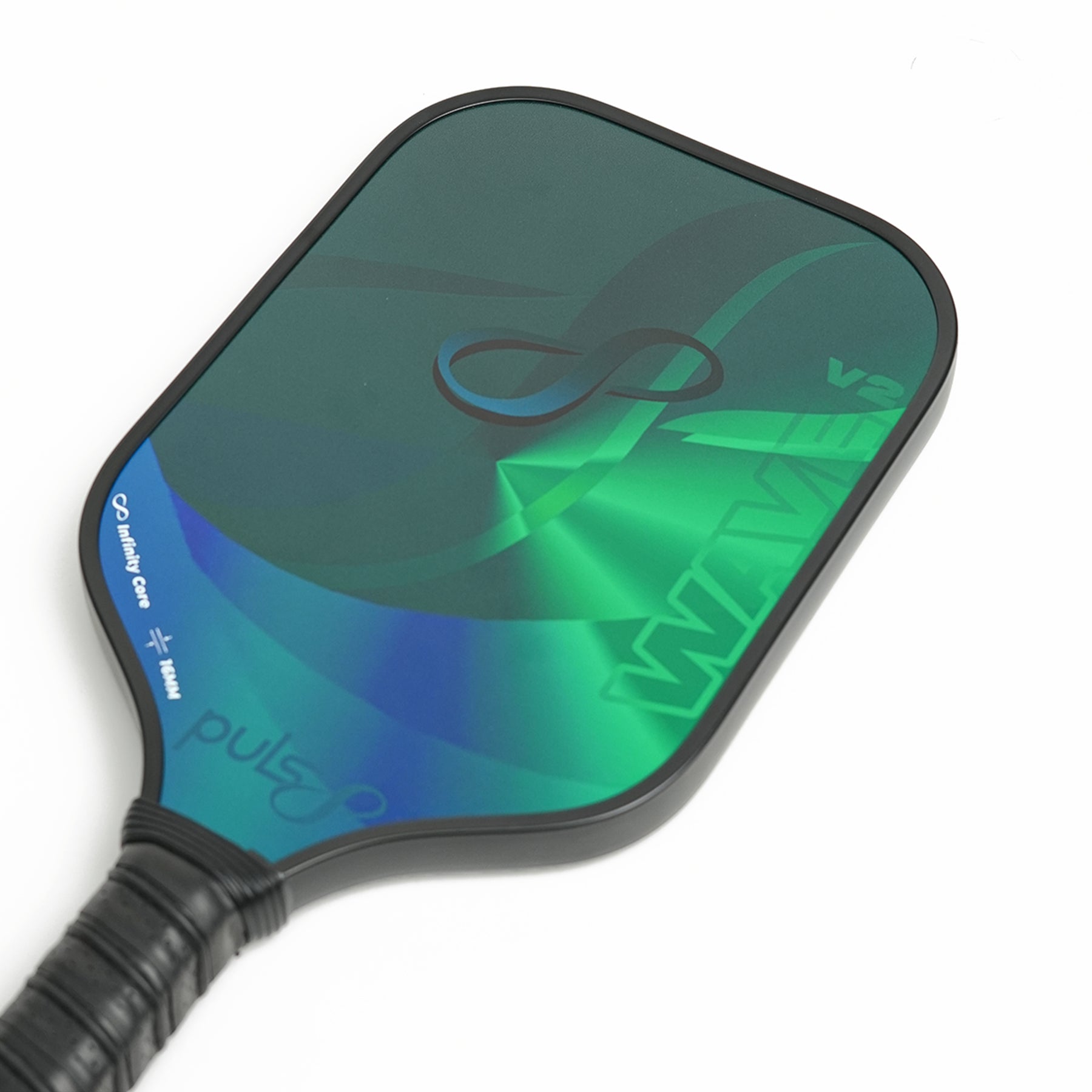 Puls8 Wave V2 Northern Lights Pickleball Paddle Set (2 Paddles + 3 Balls)