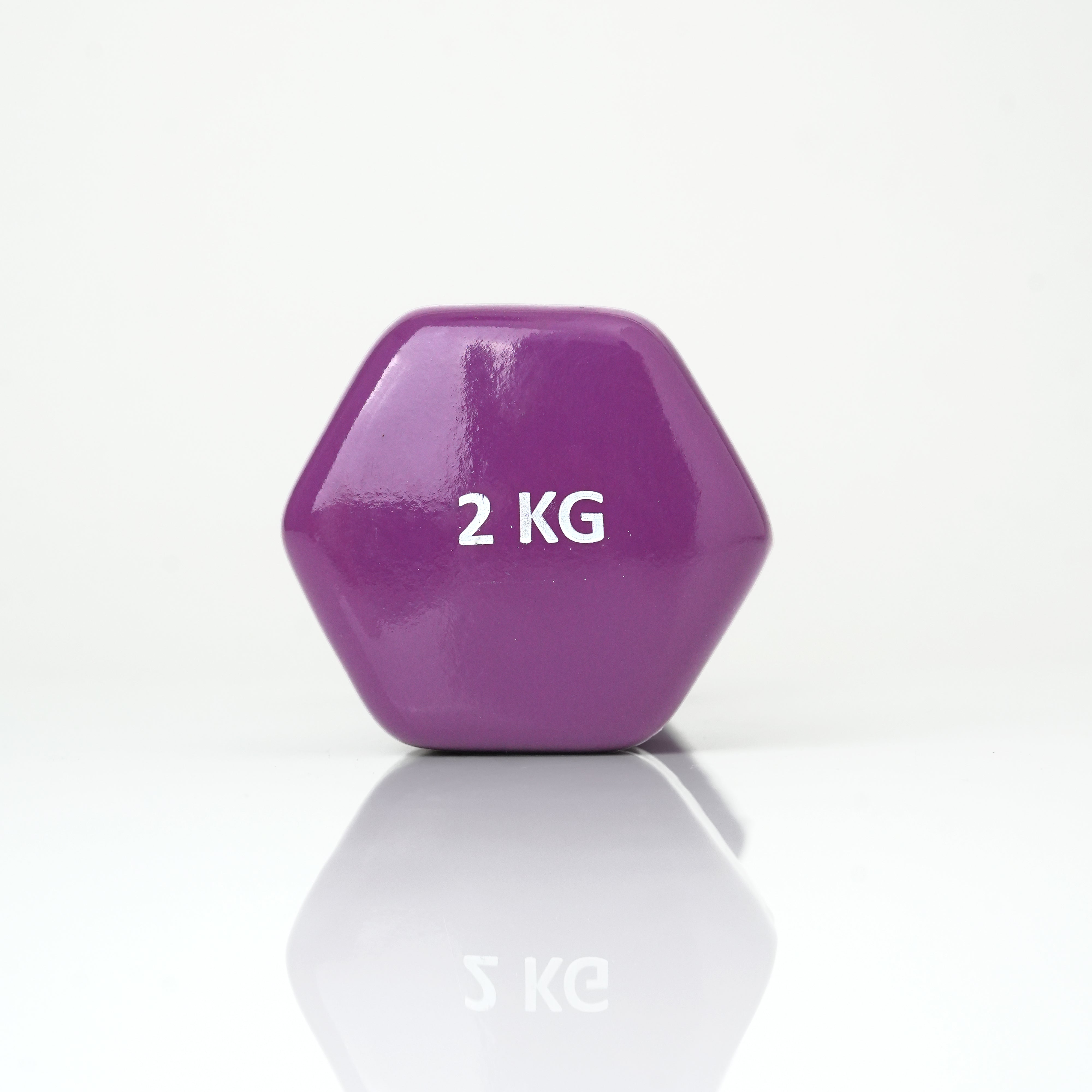 Puls8 Vinyl Hex Dumbbell (Single Dumbbell)