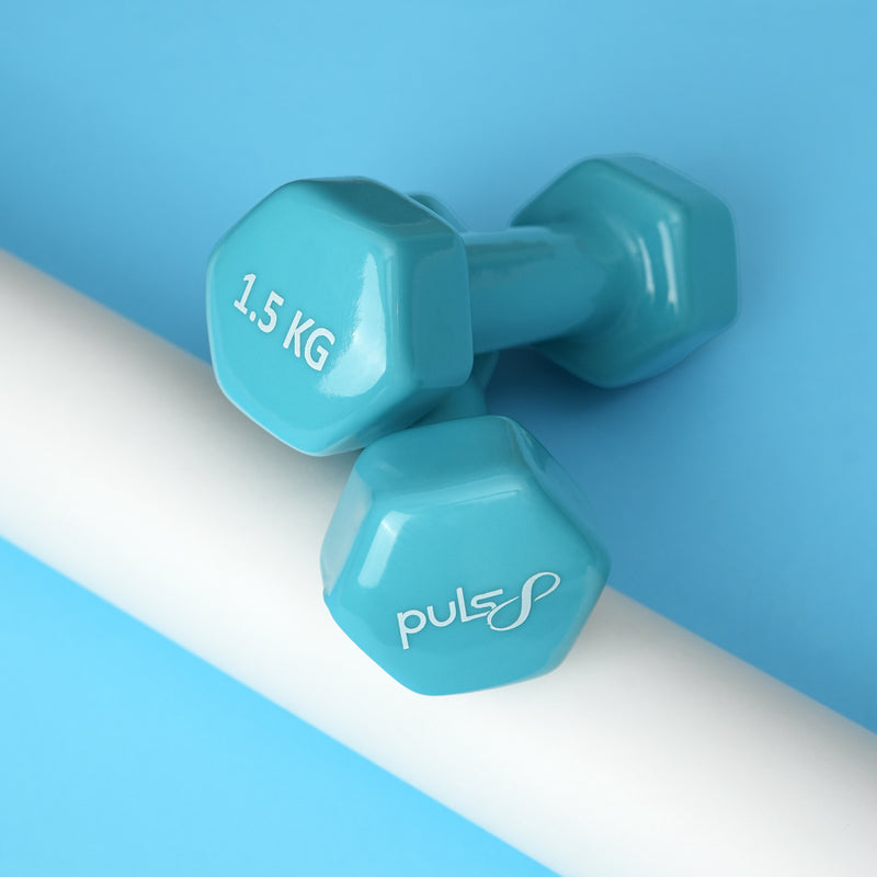 Load image into Gallery viewer, Puls8 Vinyl Hex Dumbbell (Single Dumbbell)
