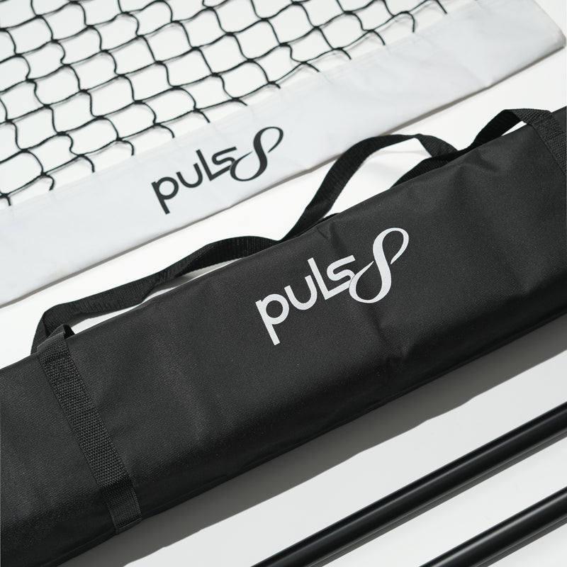 Load image into Gallery viewer, Puls8 Tournament Pickleball Net With Pole &amp; Bag
