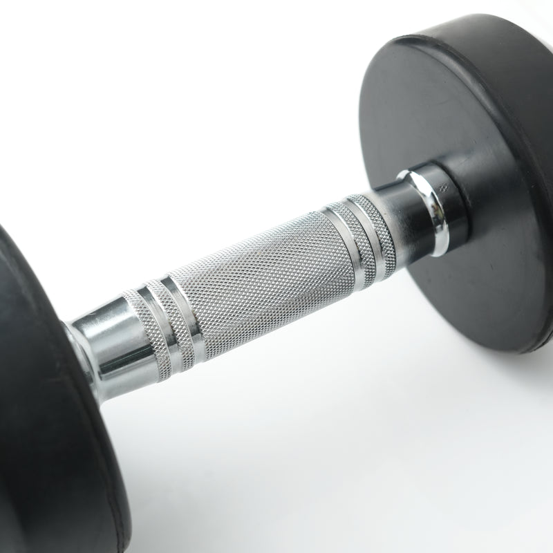 Load image into Gallery viewer, Puls8 Round Rubber Coated Dumbbell (Single)
