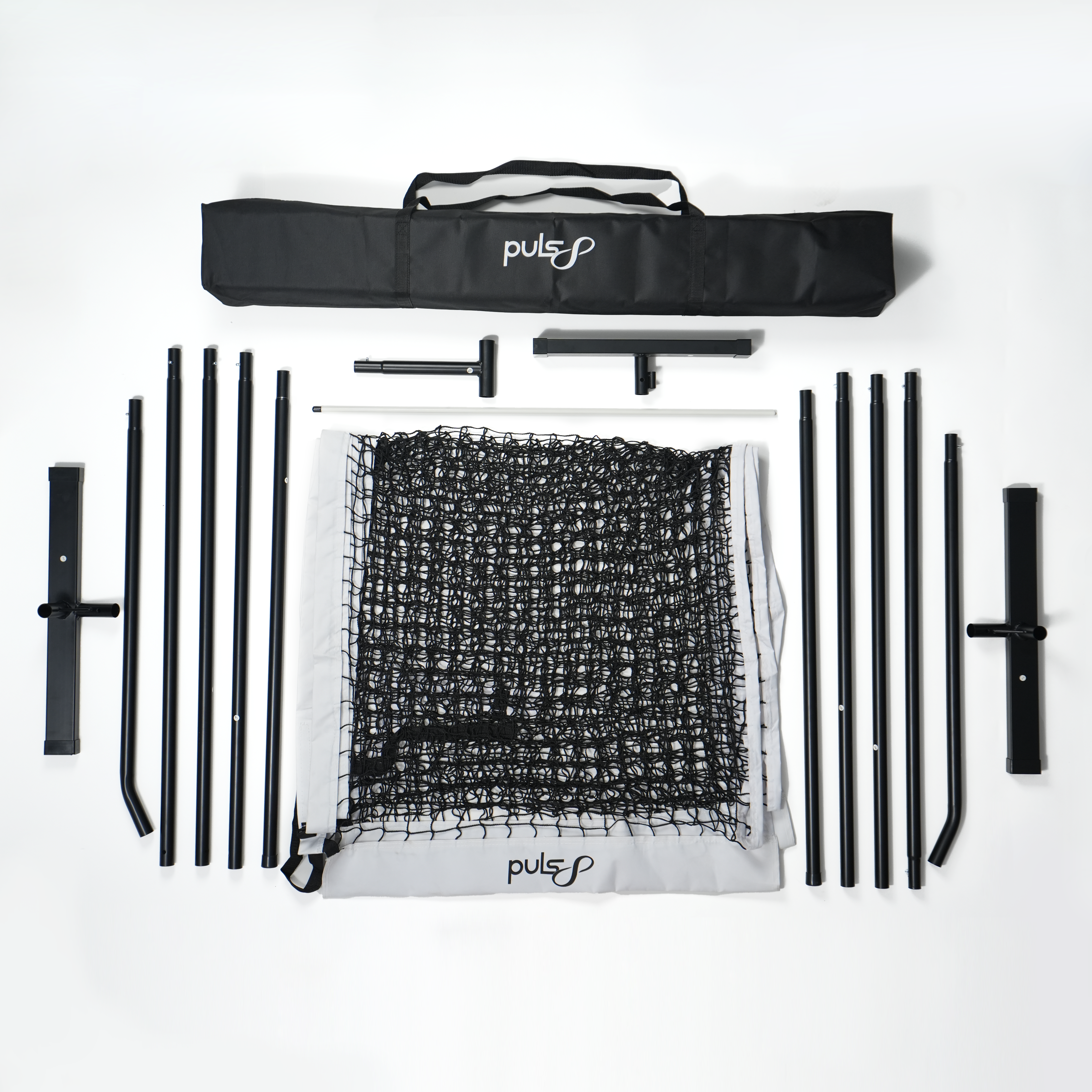 Puls8 Tournament Pickleball Net With Pole & Bag
