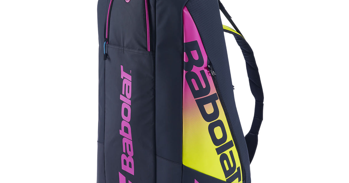 Babolat Aero Rafa Tennis Racquet Bag Backpack One Size Black Pink Yellow Babolat Pure Aero Rafa Tennis Backpack (Dark Saudi Arabia | Ubuy main image 4