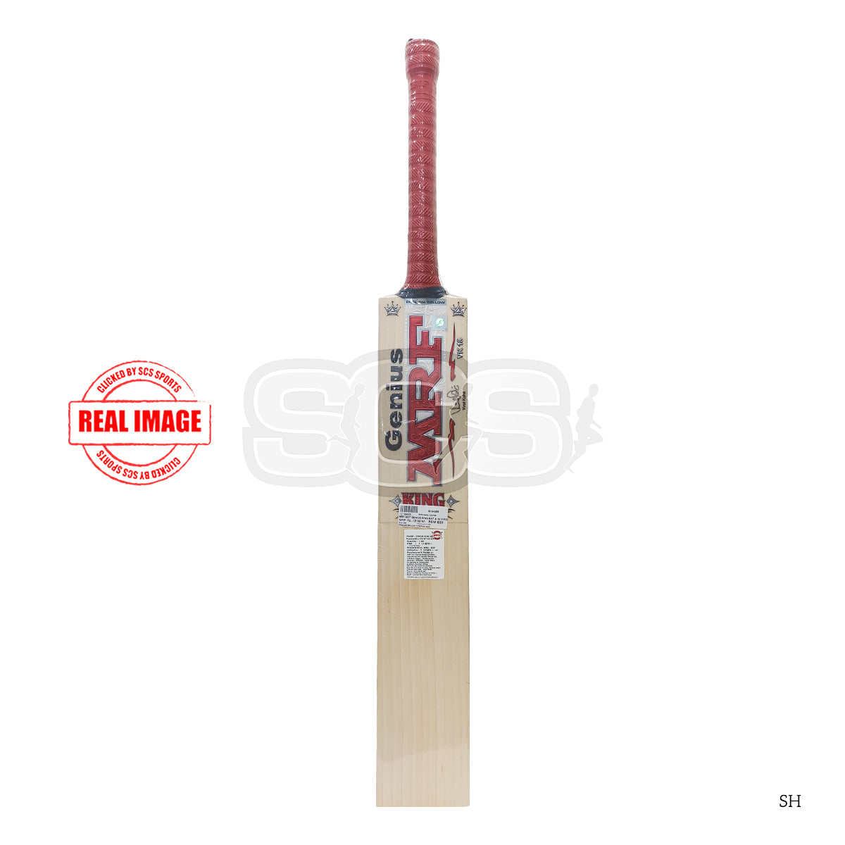 MRF Genius King & Gloves  English Willow Cricket Bat