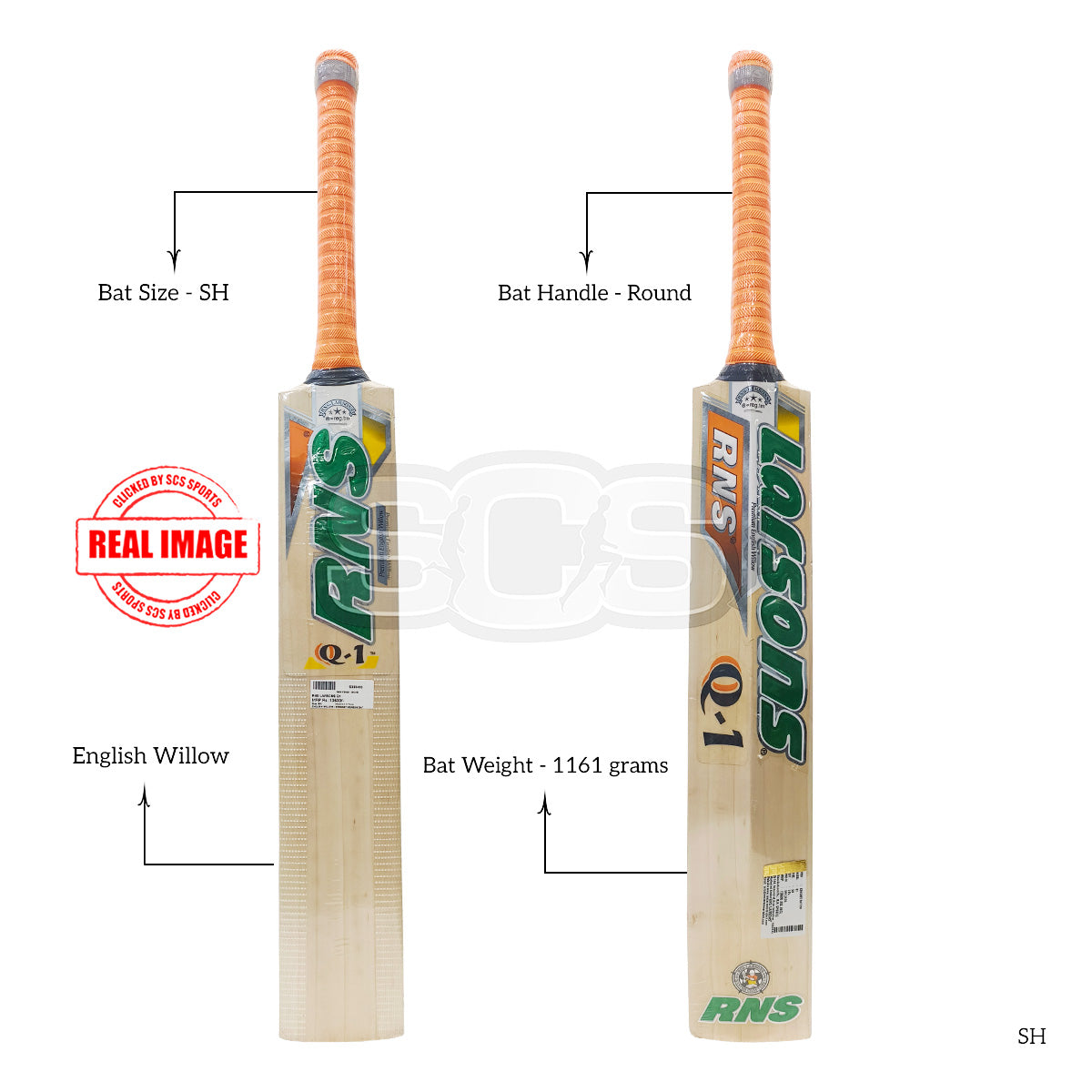 RNS Larsons Q1 English Willow Cricket Bat