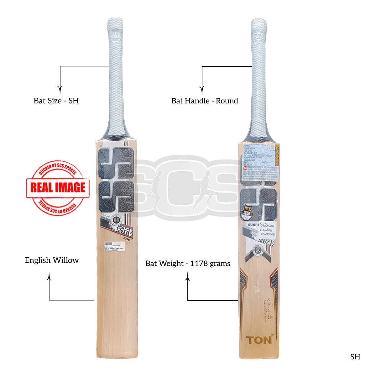 SS Sky 360 English Willow Cricket Bat