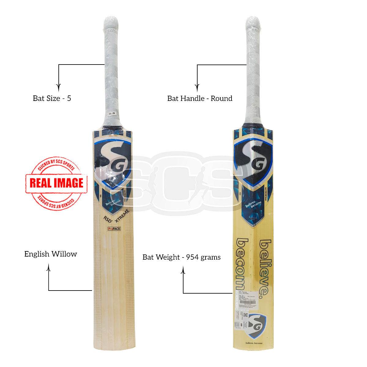 SG RSD Xtreme English Willow Cricket Bat