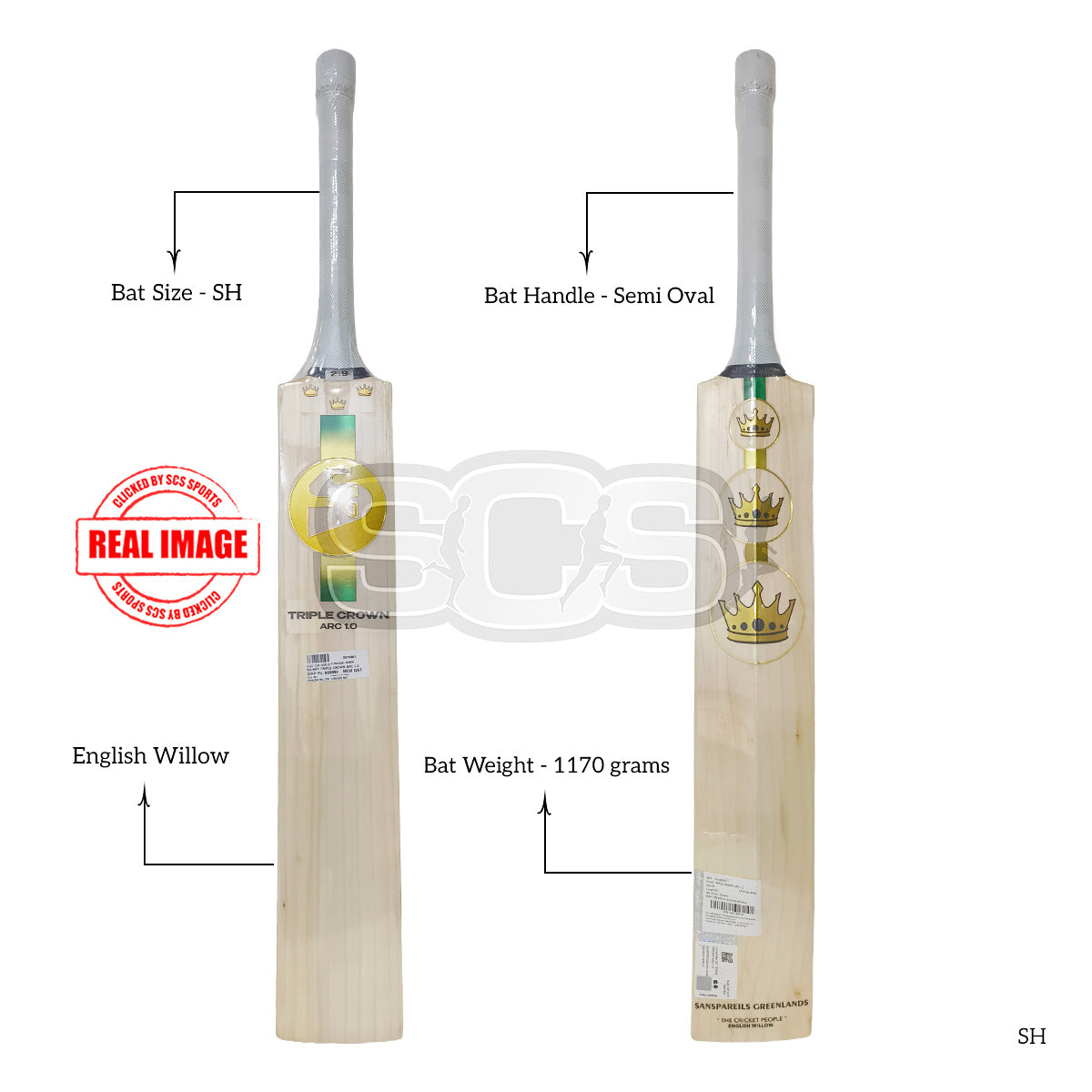 SG Triple Crown (Arc 1.0) English Willow Cricket Bat