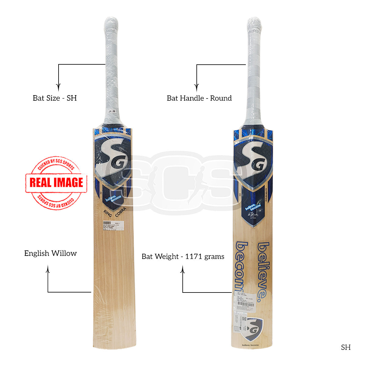SG King Cobra English Willow Cricket Bat