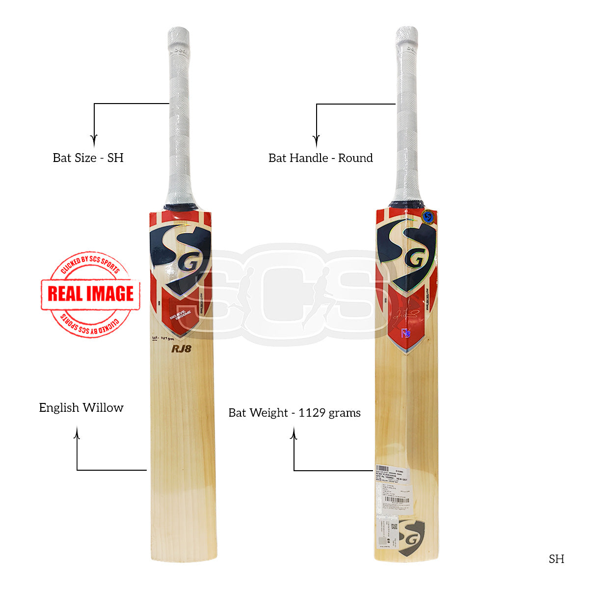 SG R.Jadeja (RJ8) English Willow Cricket Bat