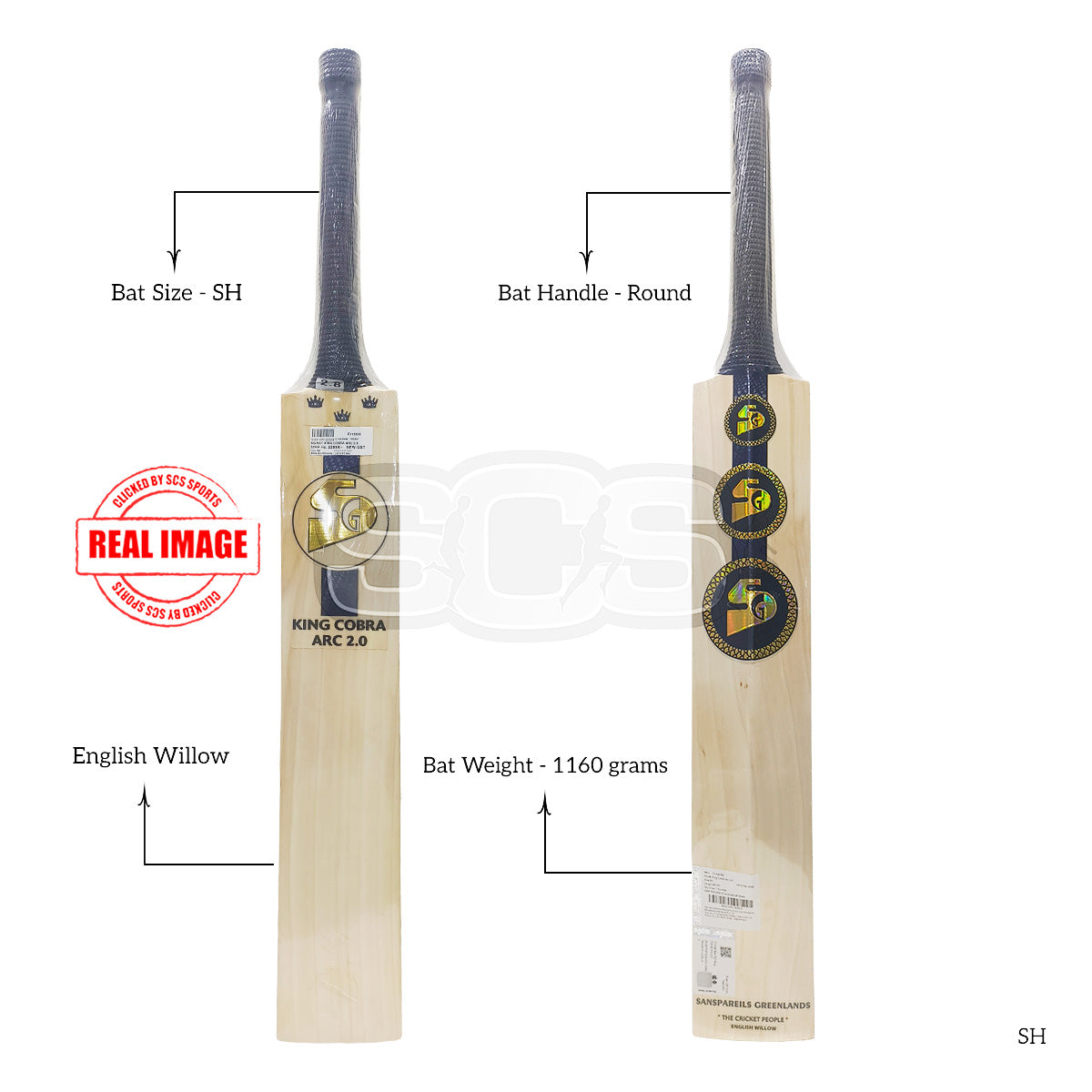 SG King Cobra Arc 2.0 English willow Cricket Bat