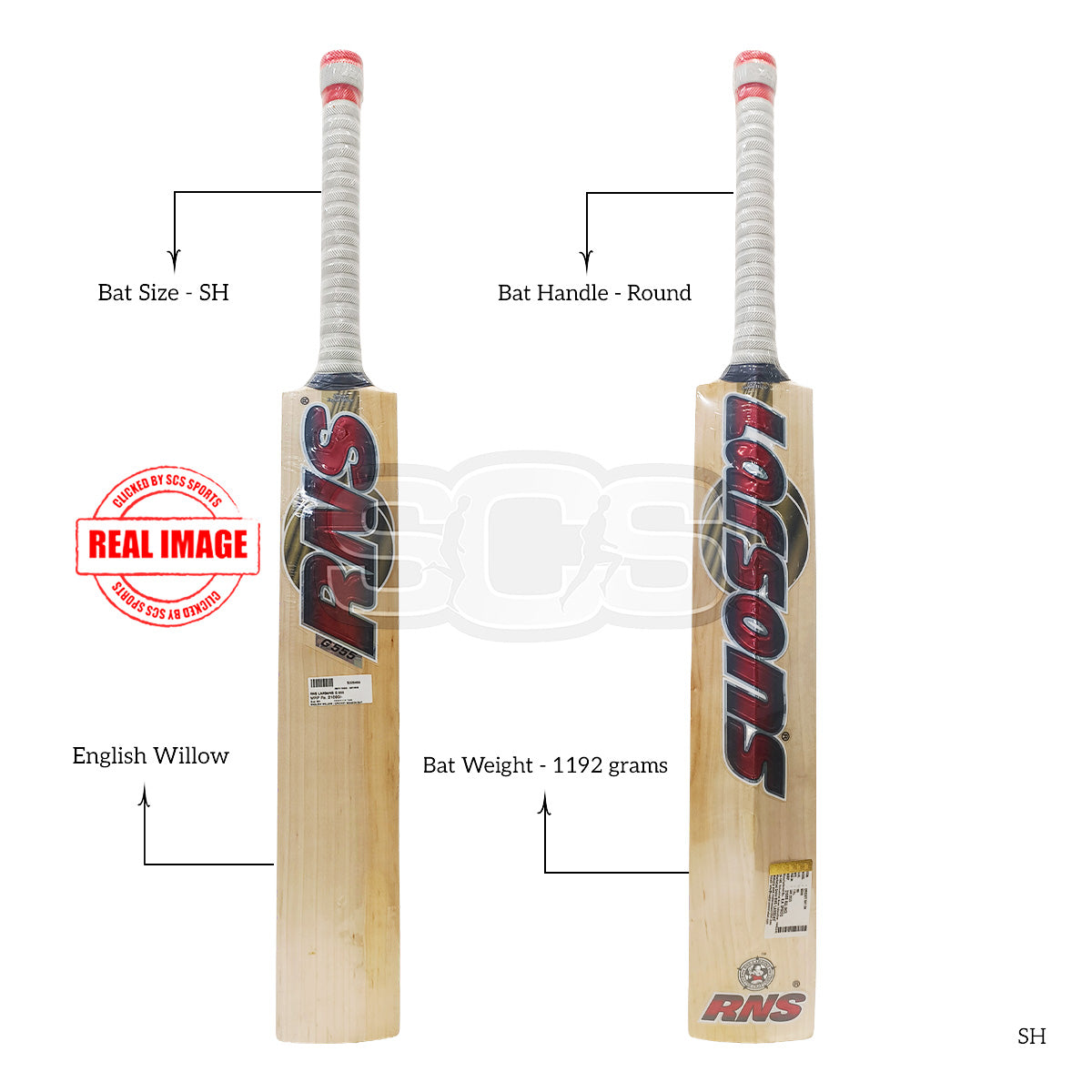 RNS Larsons G 555 English Willow Cricket Bat