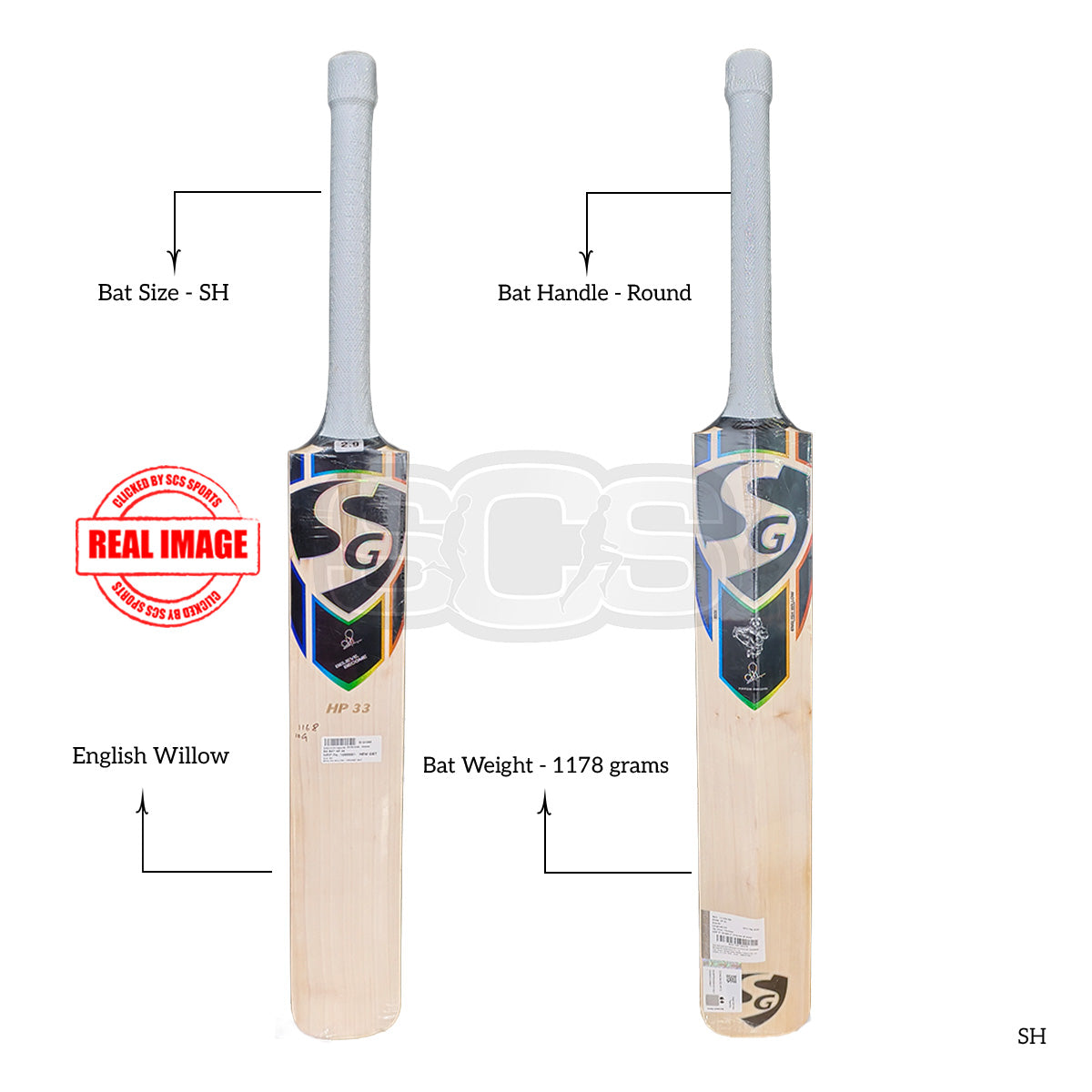 SG HP 33 English Willow Cricket Bat