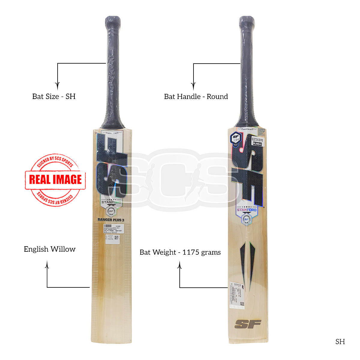 SF Ranger Plus 3 English Willow Cricket Bat