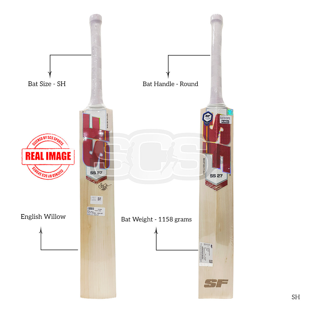 SF SS-27 English Willow Cricket Bat