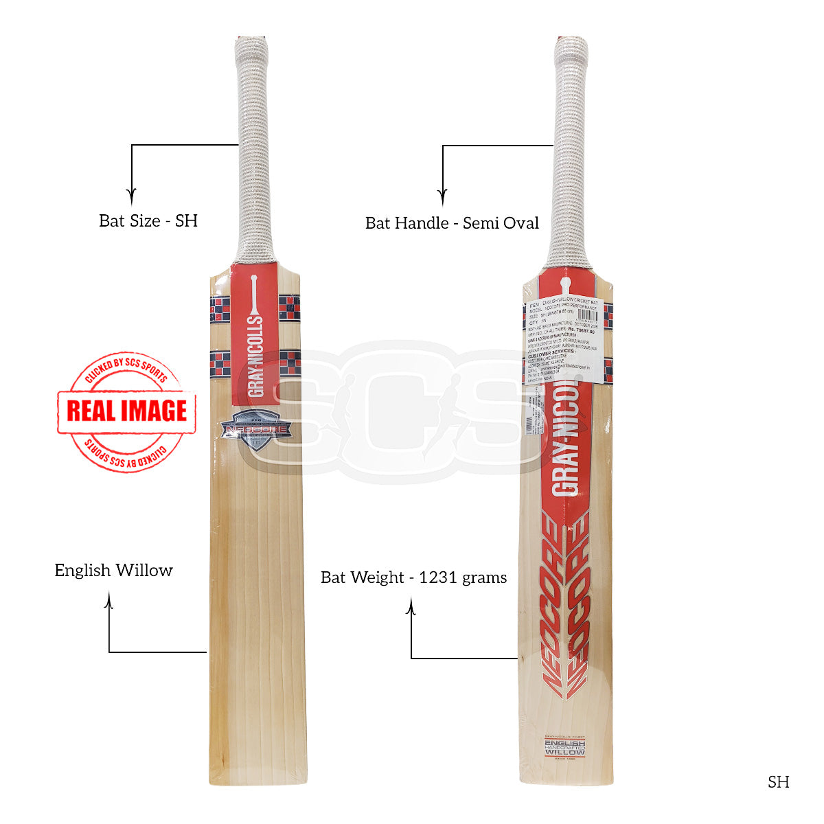 Gray-Nicolls NeoCore Pro Performance English Willow Cricket Bat
