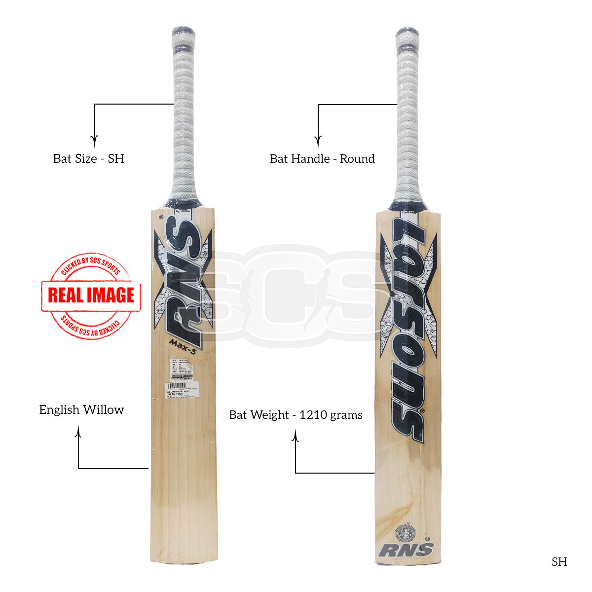 RNS Larsons Max 5 English Willow Cricket Bat