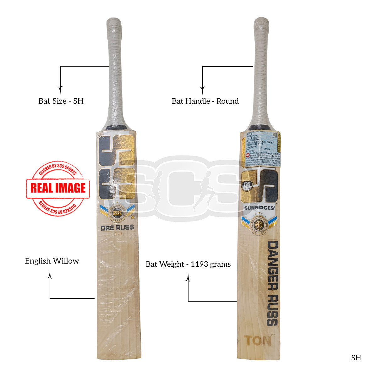 SS Dre.Russell English Willow Cricket Bat