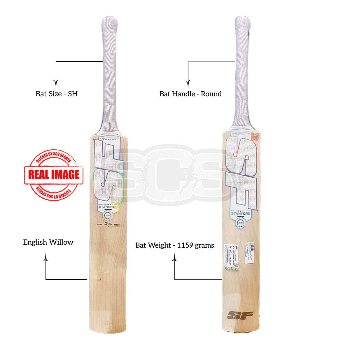 SF Camo Premium 12000 English Willow Cricket Bat