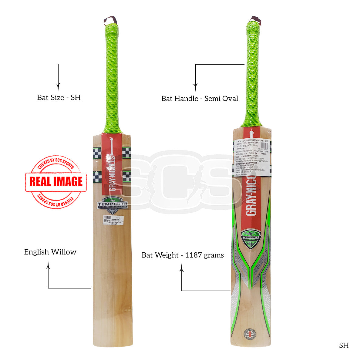 Gray-Nicolls GN4 Tempesta English Willow Cricket Bat