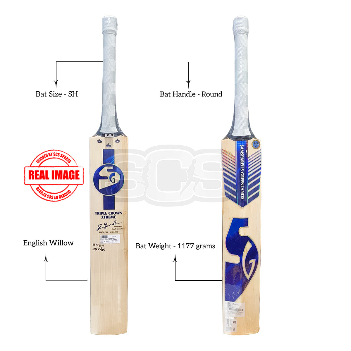 SG Triple Crown Xtreme English Willow Cricket Bat