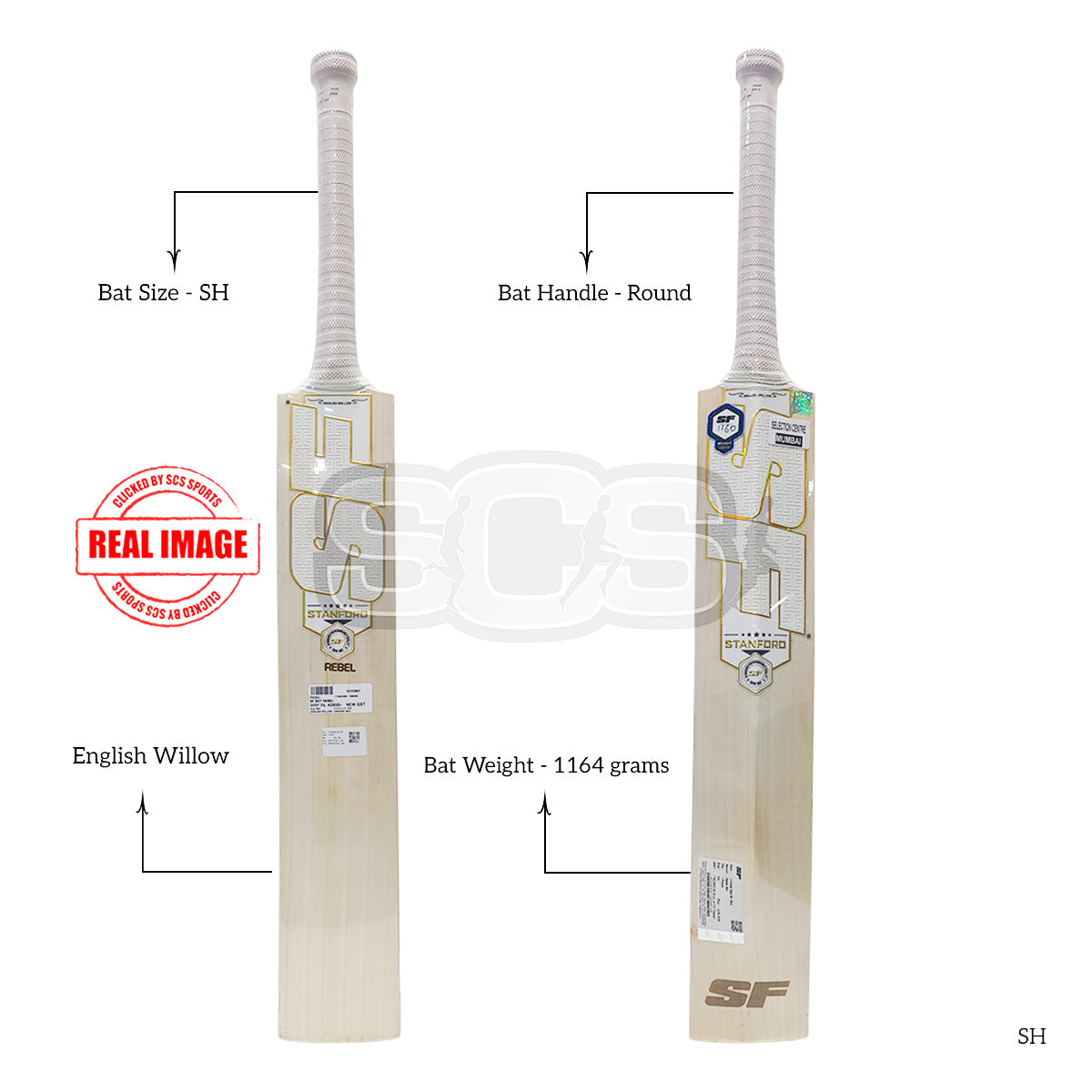 SF Rebel English Willow Cricket Bat