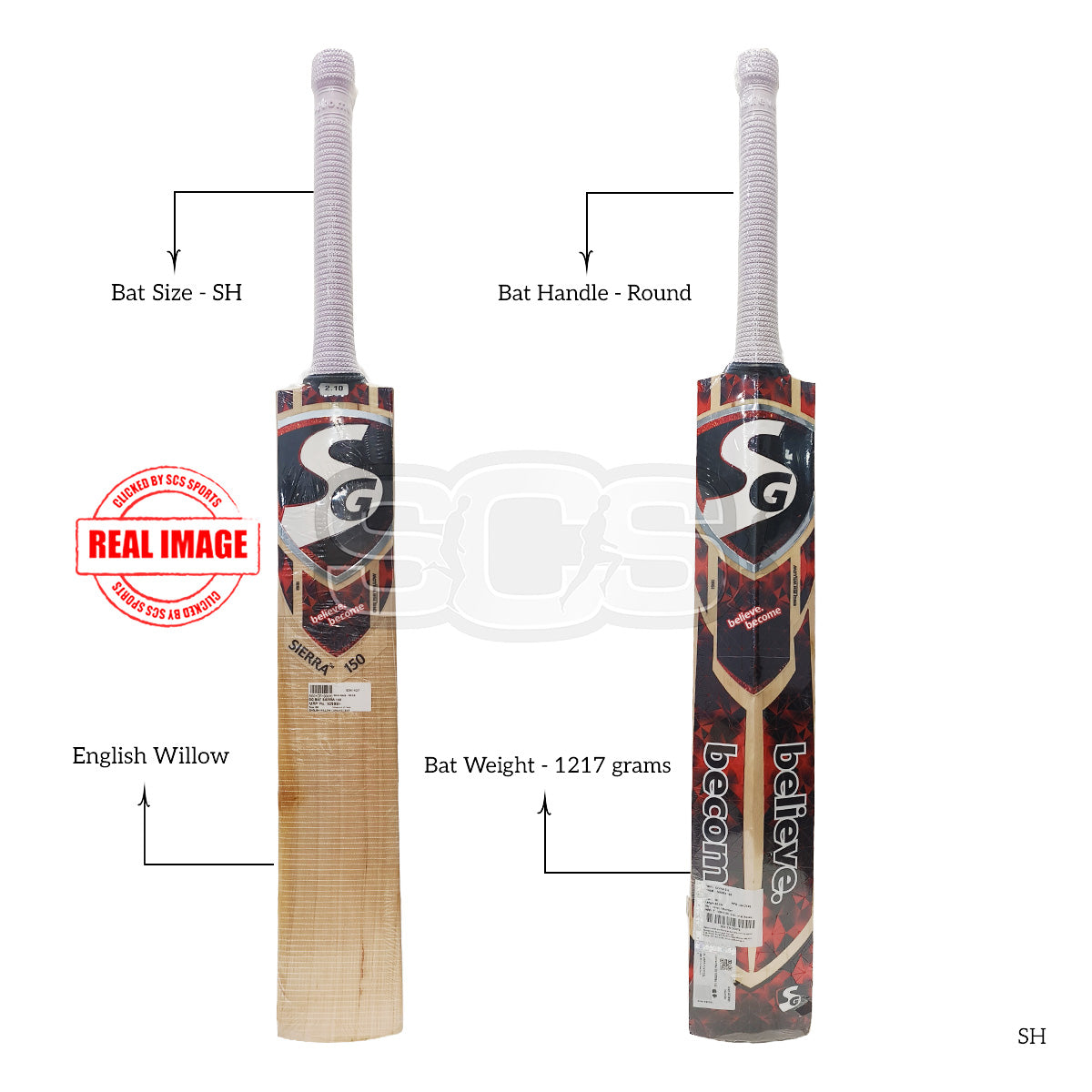 SG Sierra 150 English Willow Cricket Bat