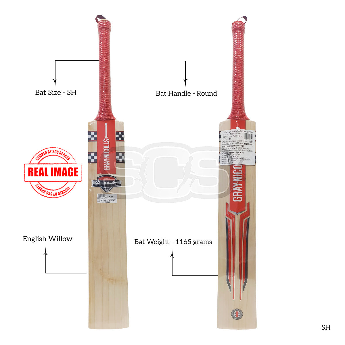 Gray-Nicolls GN4 Astro English Willow Cricket Bat