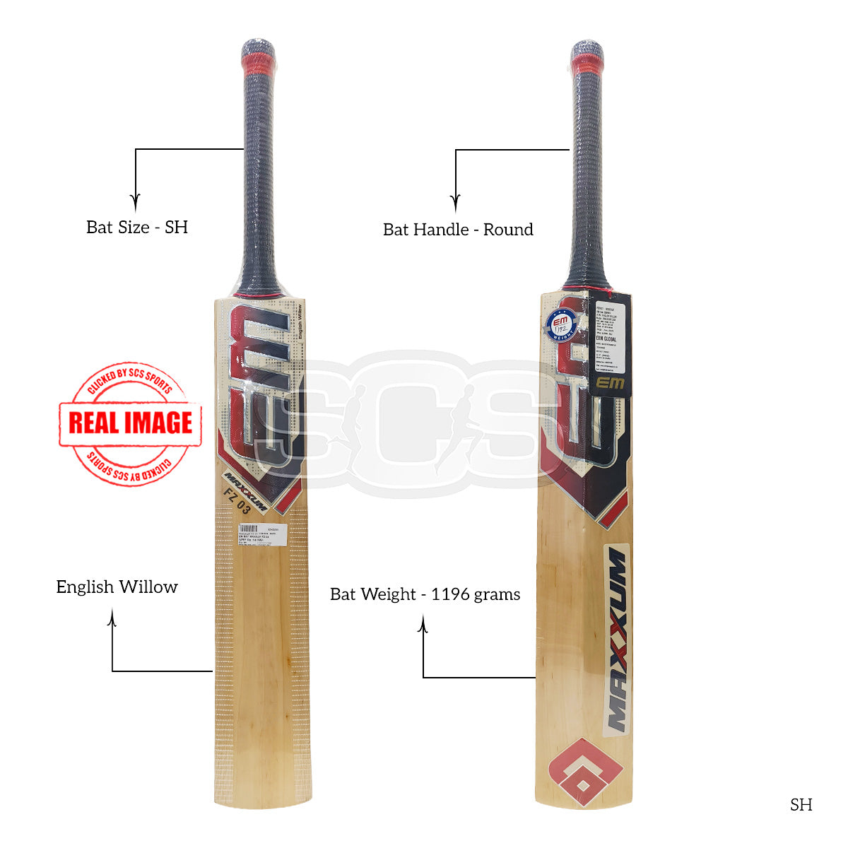 EM Maxxum FZ 03 English Willow Cricket Bat