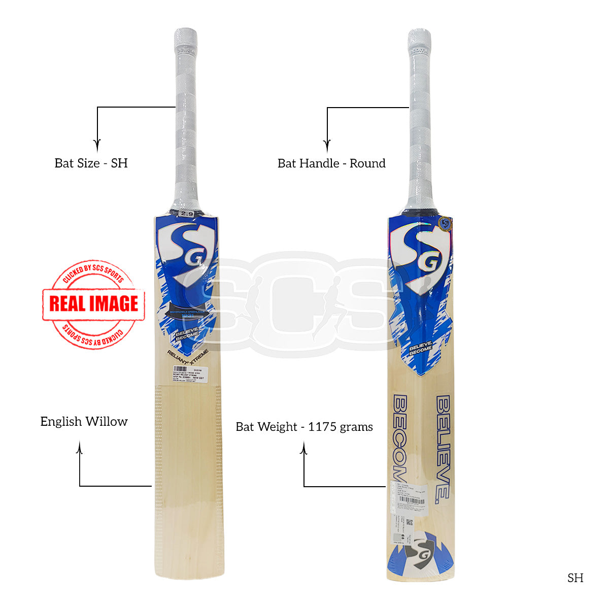 SG Reliant Xtreme English Willow Cricket Bat