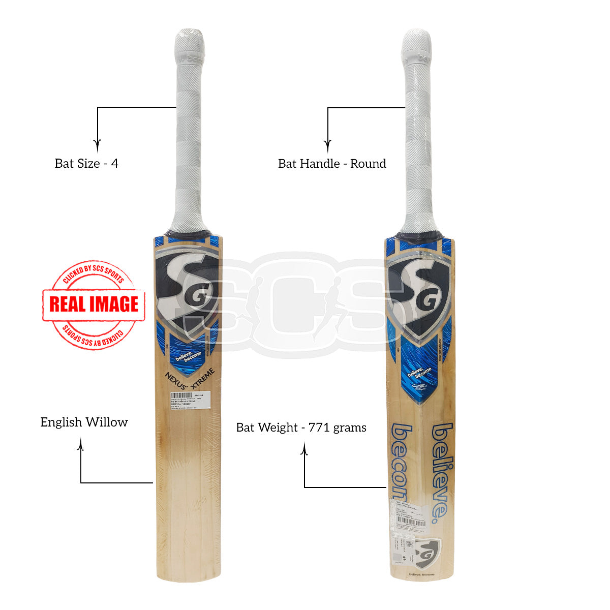 SG Nexus Xtreme English Willow Cricket Bat