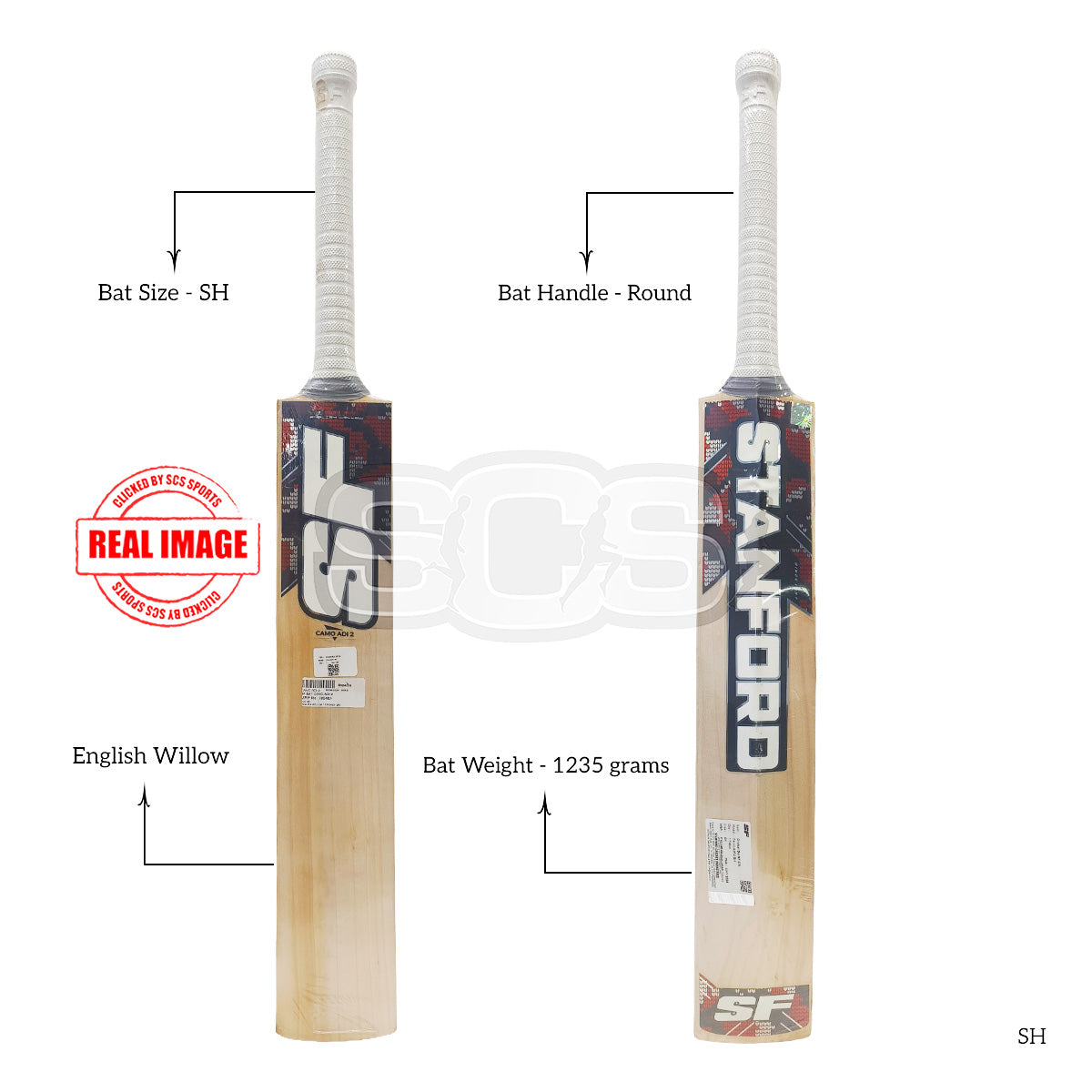 SF Camo-Adi 2 English Willow Cricket Bat