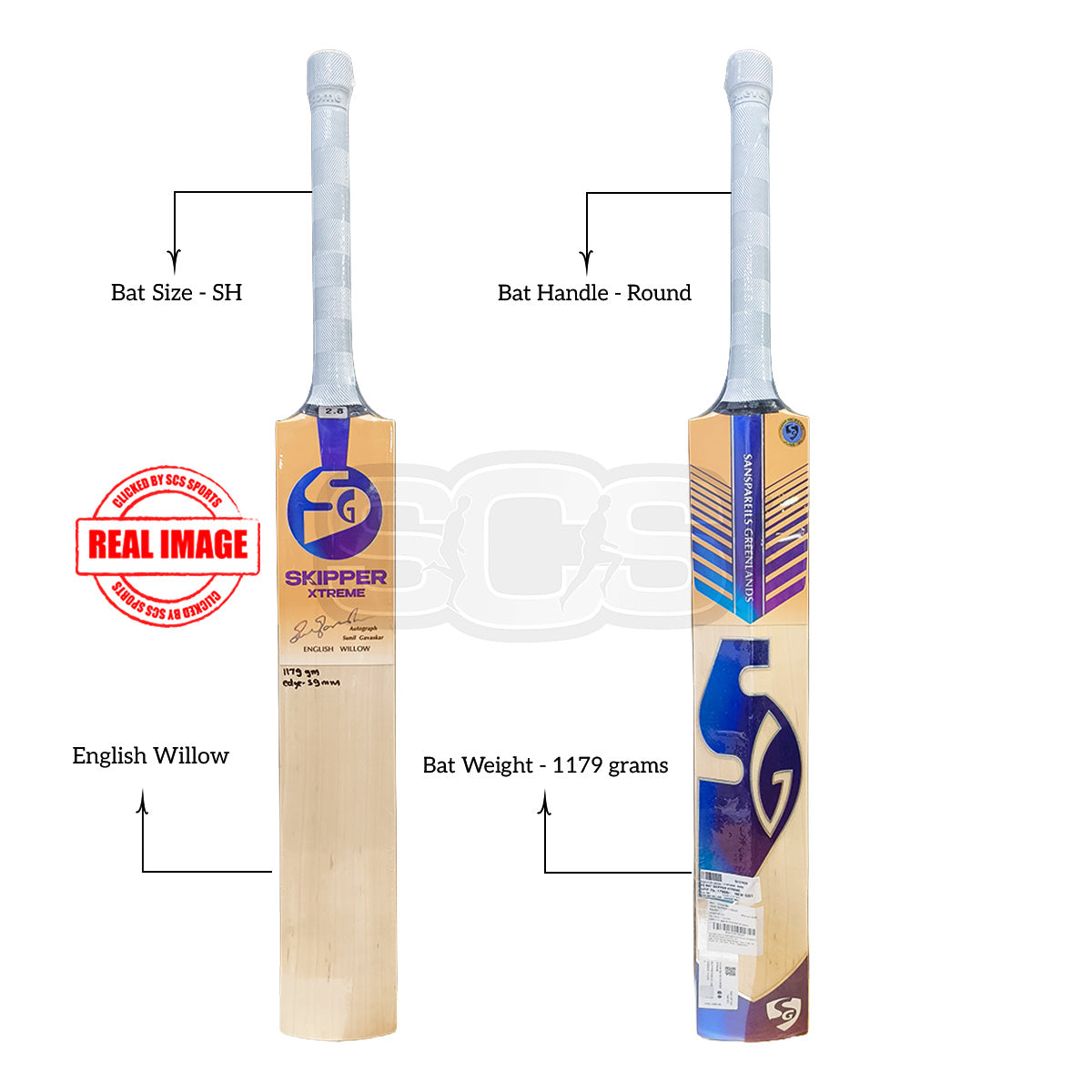 SG Skipper Xtreme English Willow Cricket Bat