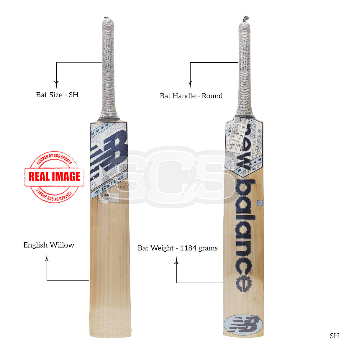 New Balance TC-1200i Max English Willow Cricket Bat