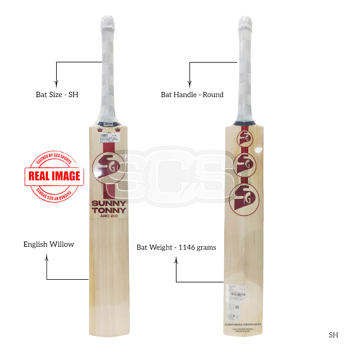 SG Arc 2.0 (Sunny Tonny) Cricket Bat