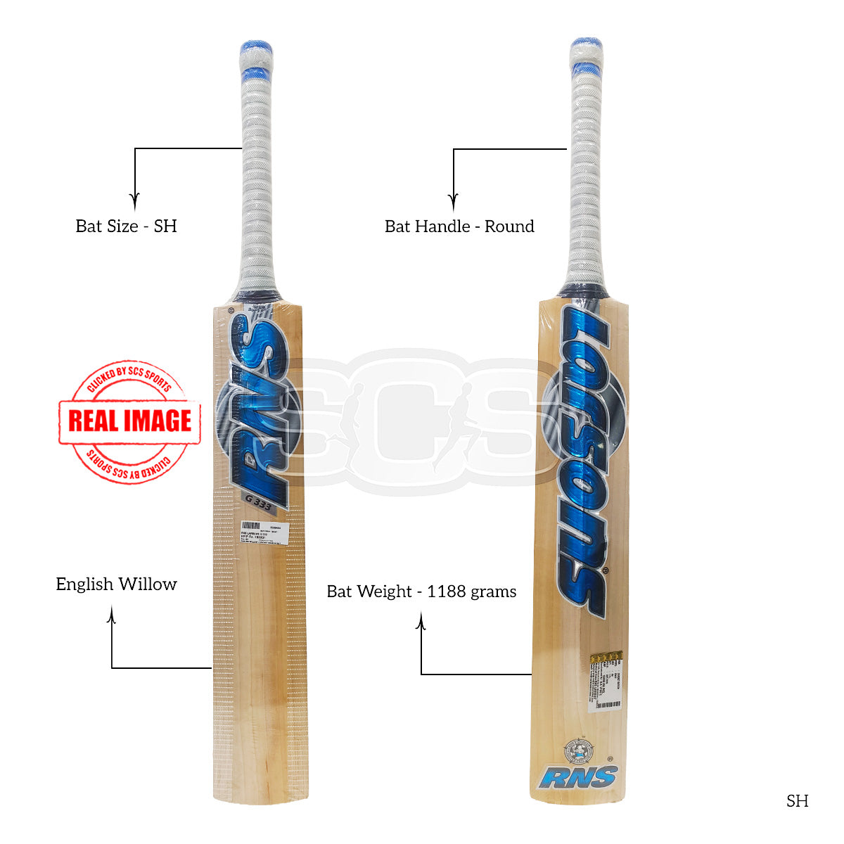 RNS Larsons G 333 English Willow Cricket Bat