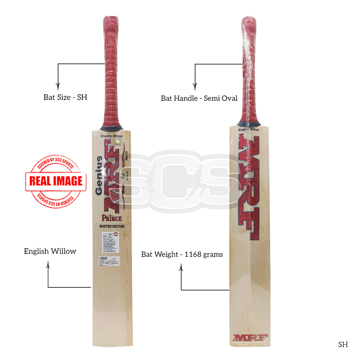 MRF Prince Master Edition English Willow Cricket Bat