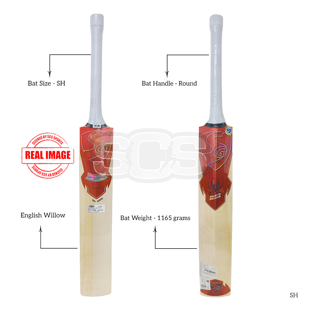 SG RP Icon English Willow Cricket Bat