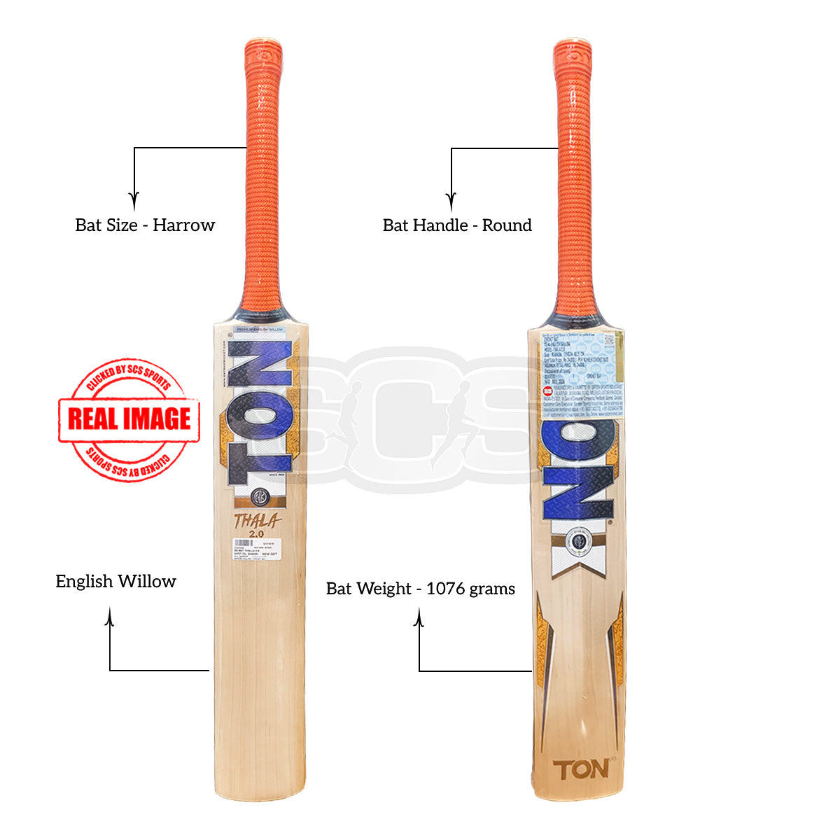 SS Thala 2.0 English Willow Cricket Bat (Harrow)