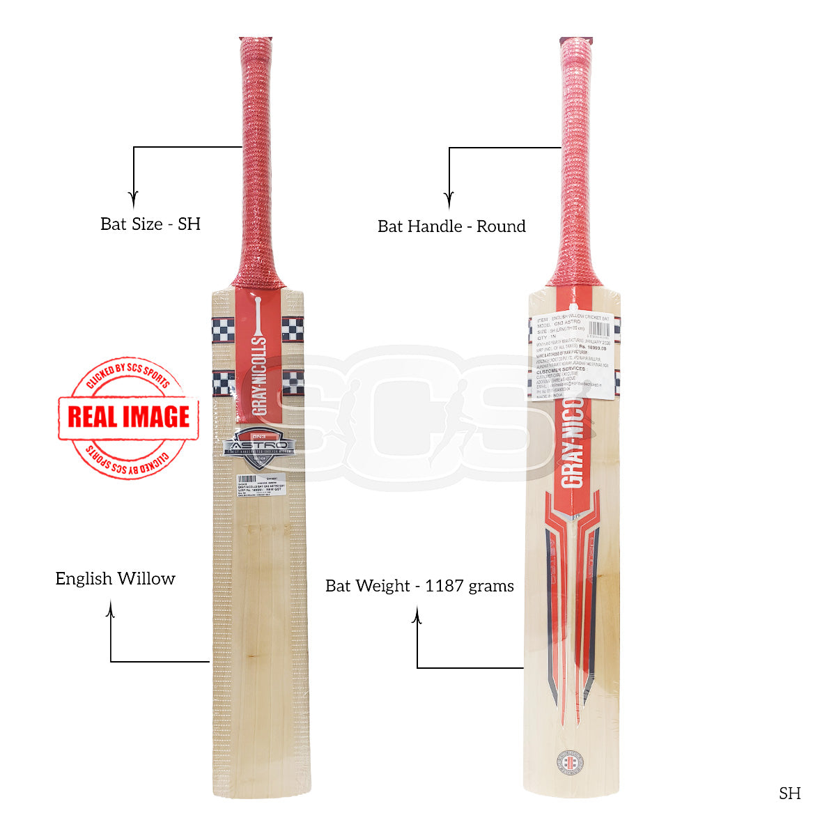 Gray-Nicolls GN3 Astro English Willow Cricket Bat