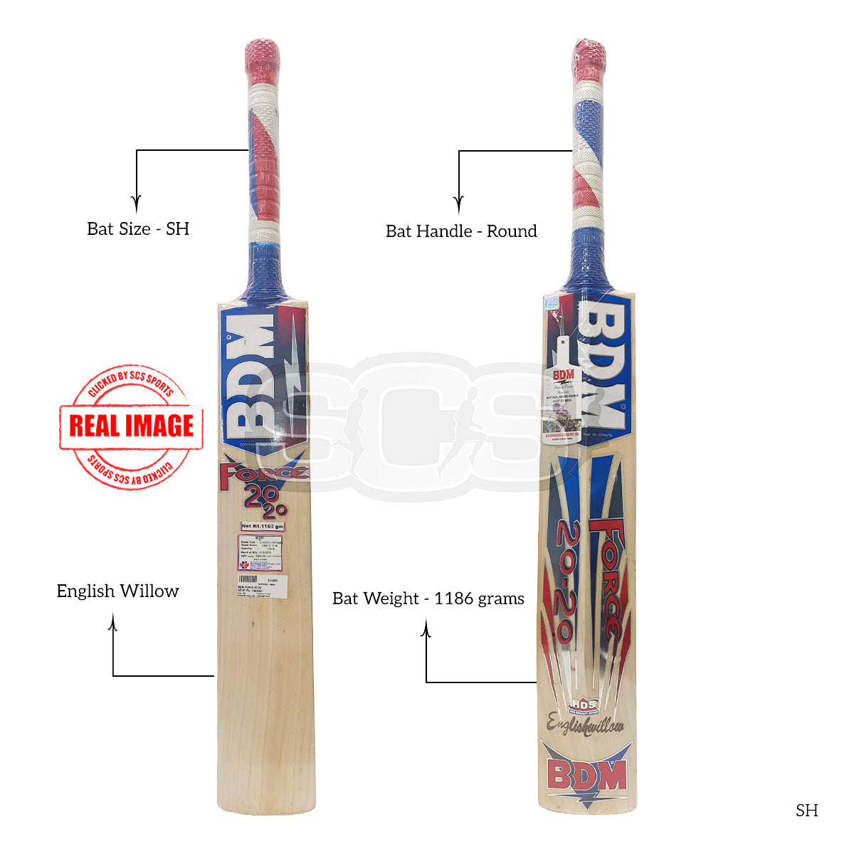 BDM Force 20-20 English Willow Cricket Bat